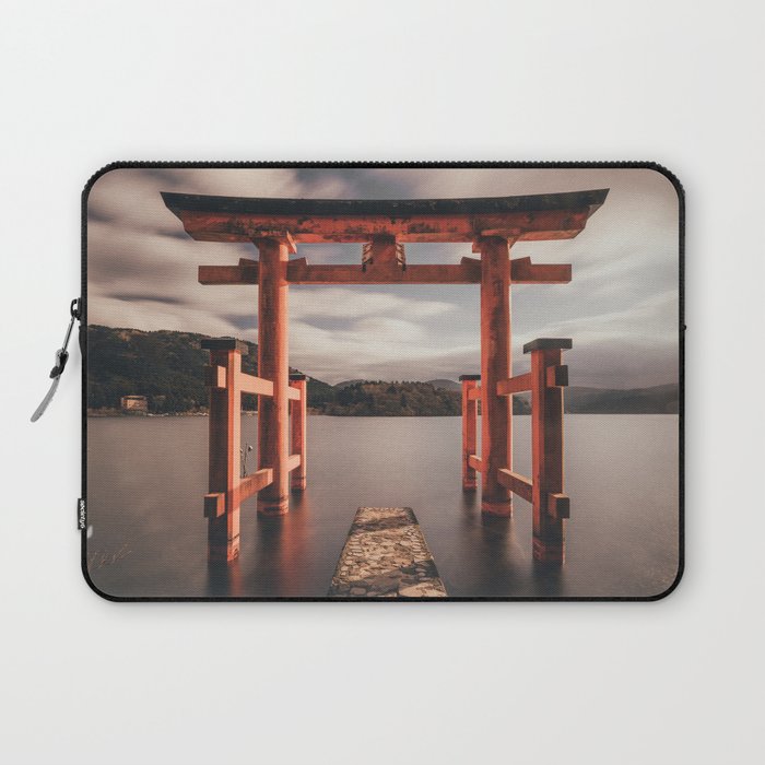 Japan Red Torri Gate Laptop Sleeve