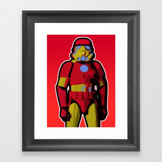 iron trooper Framed Art Print