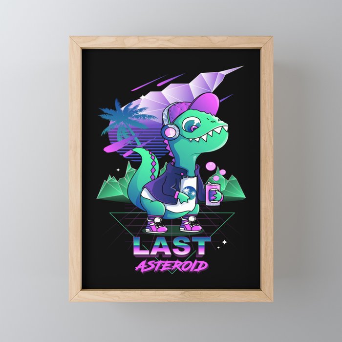 Last Asteroid Framed Mini Art Print