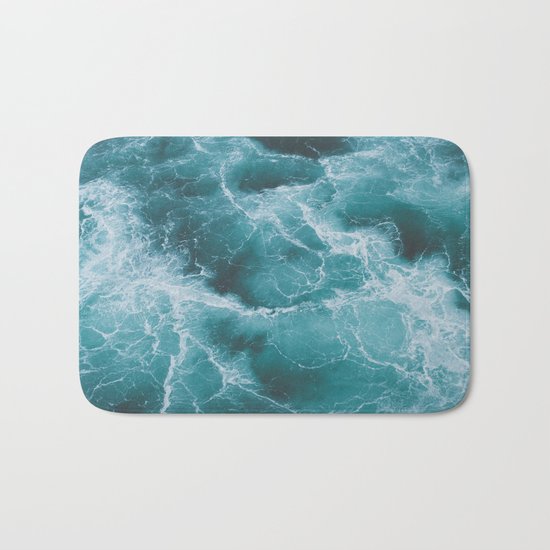 Electric Ocean Bath Mat