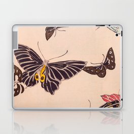 Butterfly Print Vintage Japanese Retro Pattern Laptop Skin