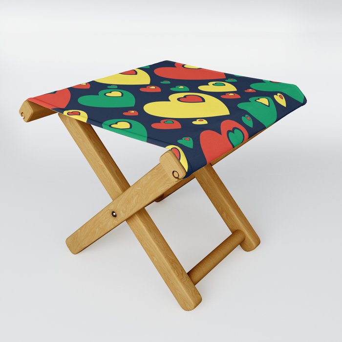 Forever In My Heart Bright & Bold Folding Stool