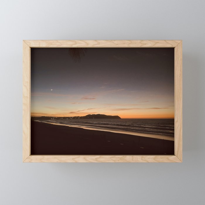 Sunset in Mexico by ValerieAmber @valerieamberch Framed Mini Art Print