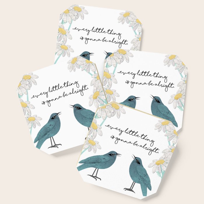 Three Little Birds Part 2 Coaster By Kendrashedenhelm Society6