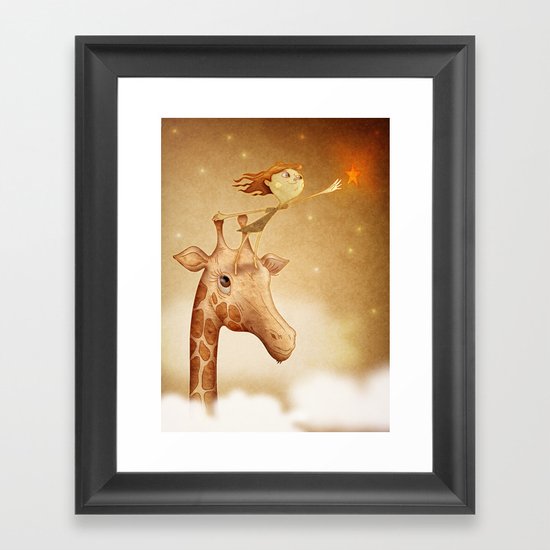 Star Framed Art Print