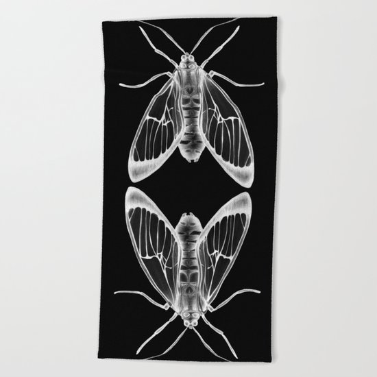 Wasp Moth II Beach Towel