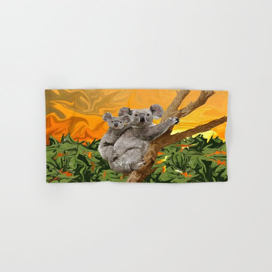 Koala Sunset Hand & Bath Towel