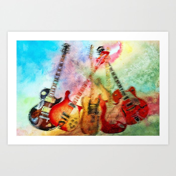Guitar Dream Art Print