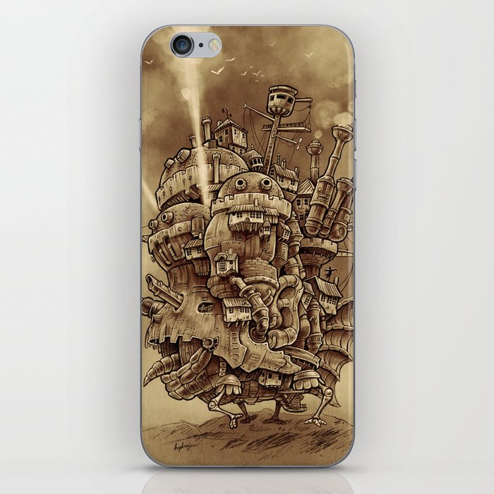 Moving Castle iPhone Skin