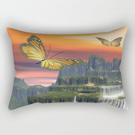 Butterflies Rectangular Pillow