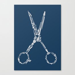 Barber Scissors Canvas Print