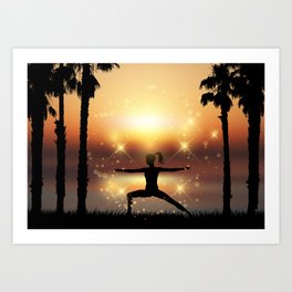 Meditation Yoga 1! Art Print