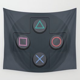 PlayStation - Buttons Wall Tapestry
