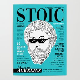 Stoic. Marcus Aurelius Poster
