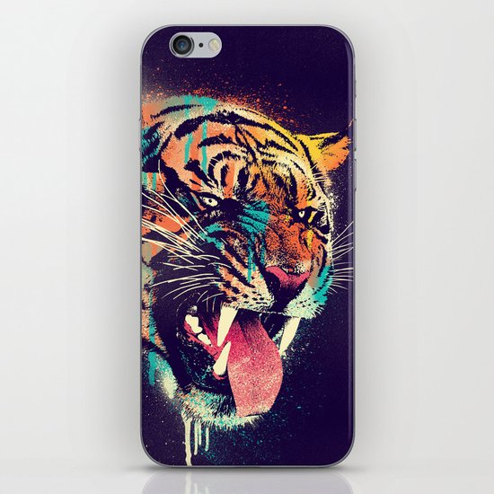FEROCIOUS TIGER iPhone & iPod Skin