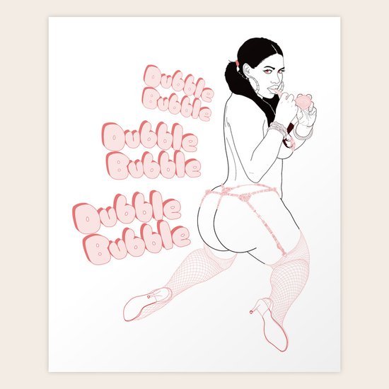 Dubble Bubble Art Print