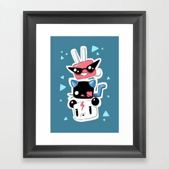 Trio Framed Art Print