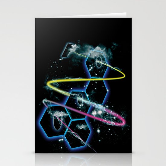 space fragmentation travel fig 4 Stationery Cards