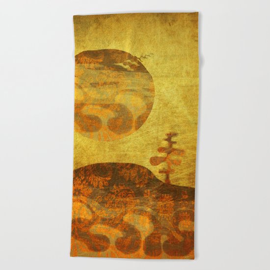 Totems Beach Towel