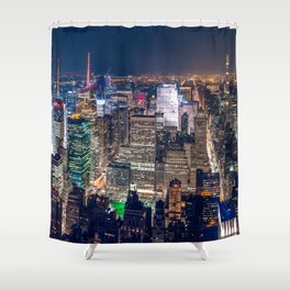 New York City Skyline Shower Curtain