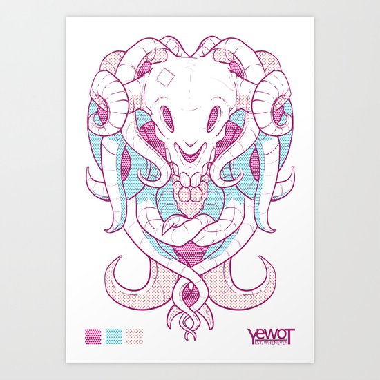 Filthy Creature 'Linger' Art Print