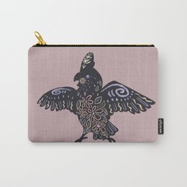 Happy Floral Cockatoo Carry-All Pouch