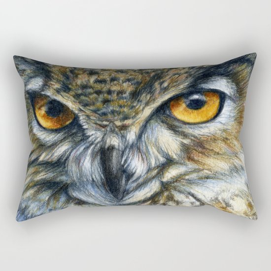 Owl 811 Rectangular Pillow