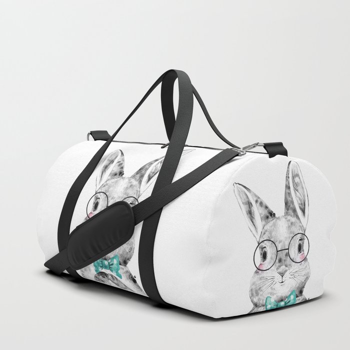 Bunny with Bowtie Duffle Bag