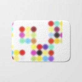 Ghost printing Dotty Bath Mat | Pattern, Painting, Graphicdesign, Abstract 