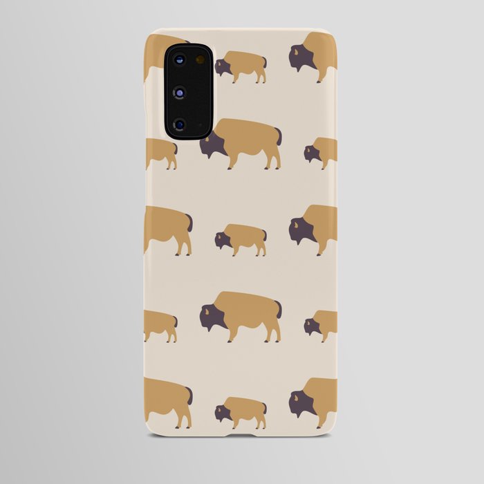 Bison And Baby (Autumn) Android Case