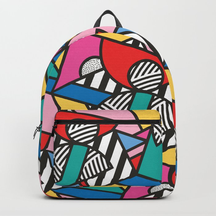 Geometric shape backpack online