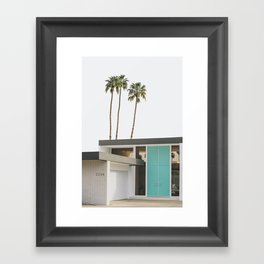 Mid Century Modern Architecture Photography - Palm Springs Framed Art Print
