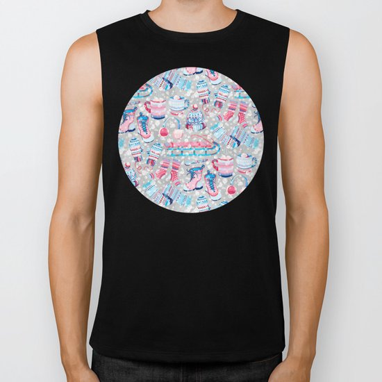 So Much Snow! Biker Tank