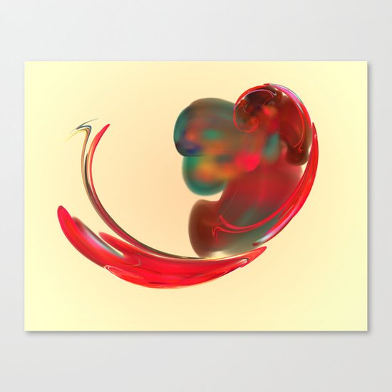the red (A7 B0131) Canvas Print