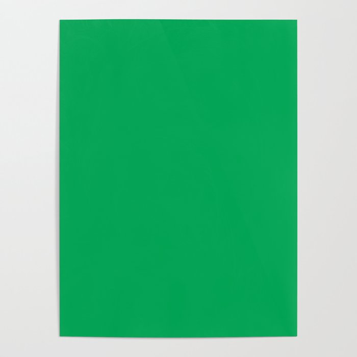 Monochrome green 0-170-85 Poster