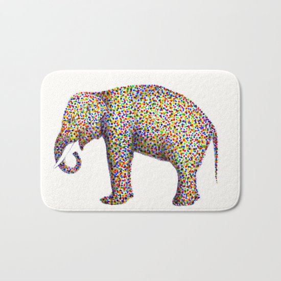 elephant color Bath Mat