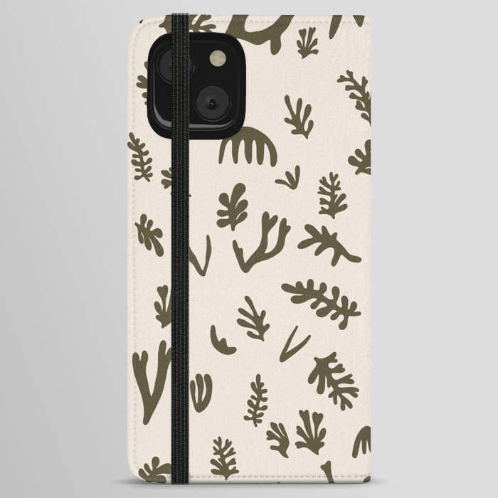 Matisse seaweed Army green iPhone Wallet Case