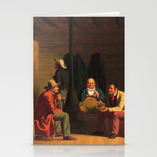 Country Politician by George Caleb Bingham Stationery Cards