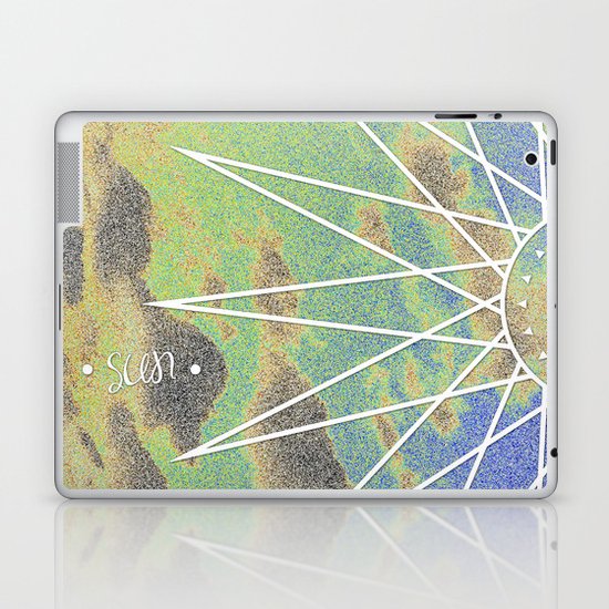 Solarized Burst Laptop & iPad Skin