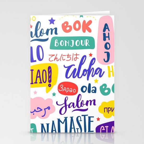 hello Stationery Cards