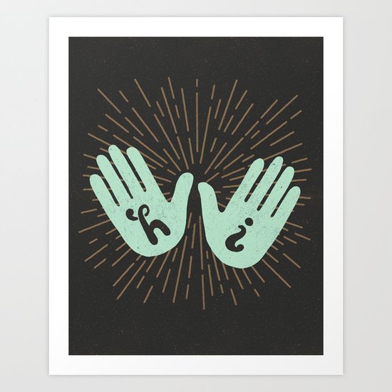 Hi Fives Art Print