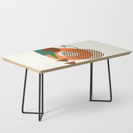 Geometric nature green and brown Coffee Table