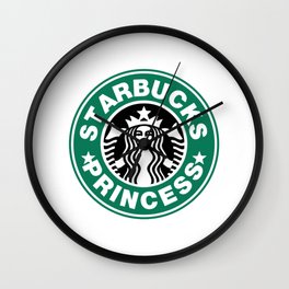 Coffee Princess Wall Clock