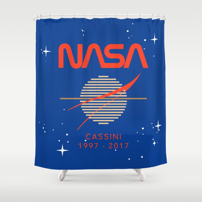 Cassini Probe 1997 - 2017 Shower Curtain