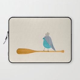 Bird On Paddle Laptop Sleeve