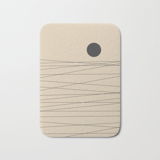 Minimal Landscape Bath Mat