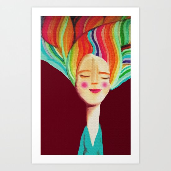 Grace is back Art Print