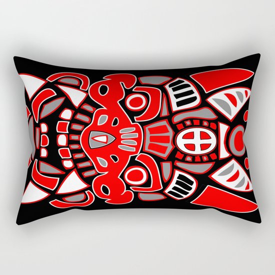 Fantasy Spirit Mask #1 Rectangular Pillow