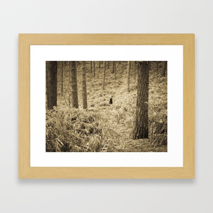 Peace in the forest Framed Art Print