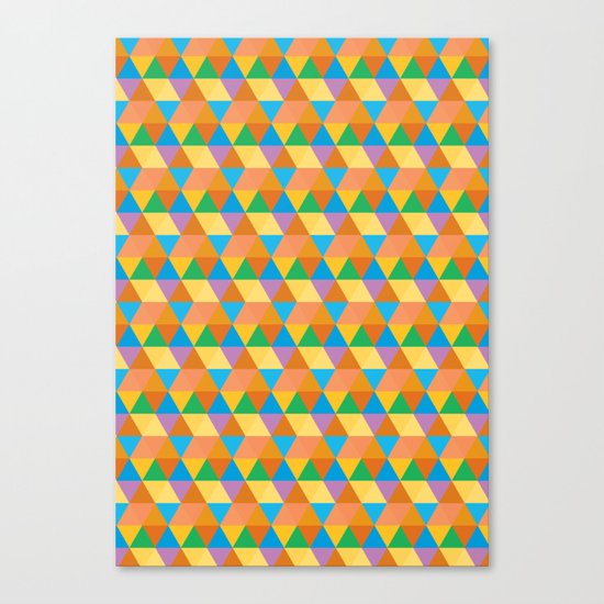 3-Point Pattern Canvas Print